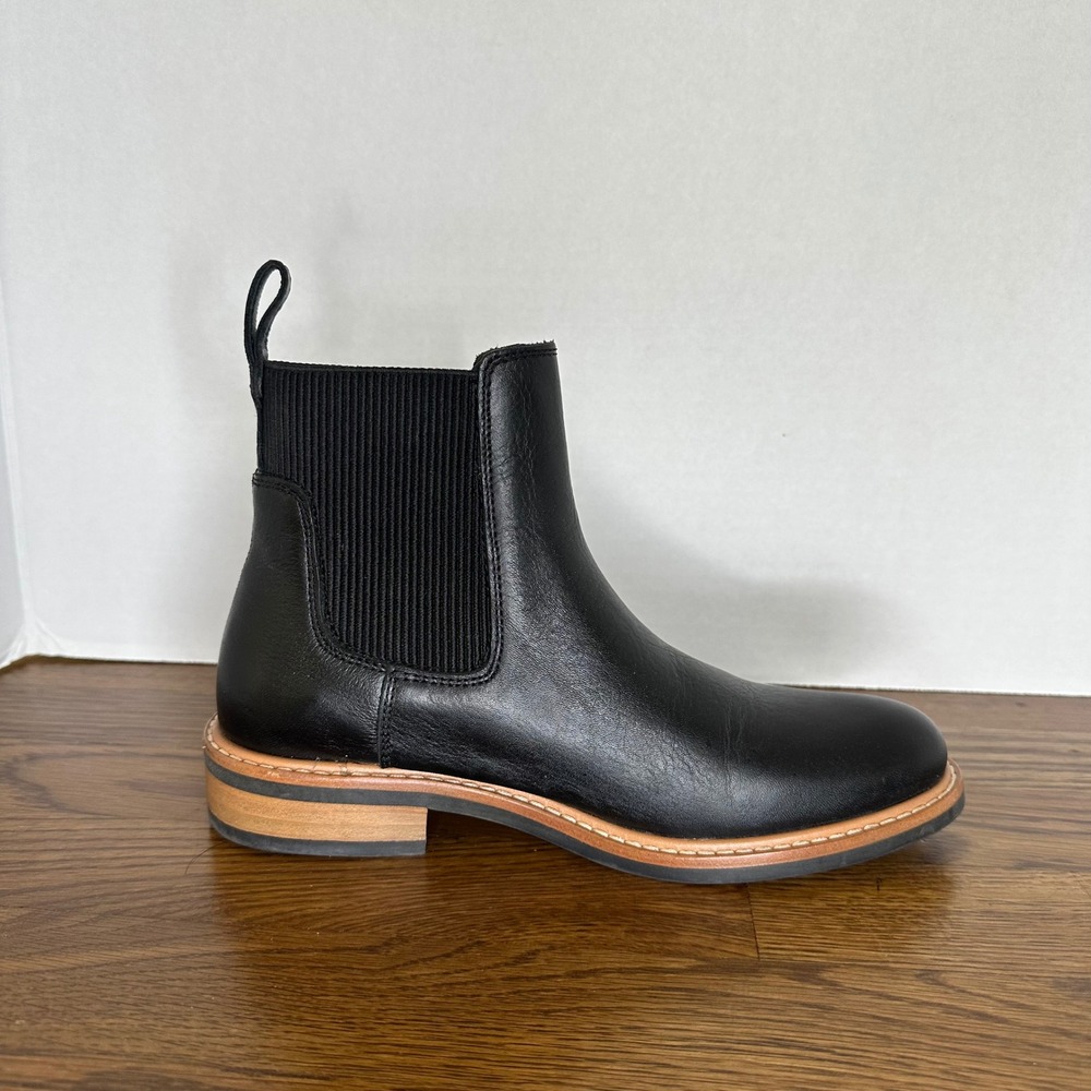 Nisolo Carmen 2.0 Chelsea Boot Womens 6.5 Black Leather Ankle Boots New w/o box - Picture 6 of 9